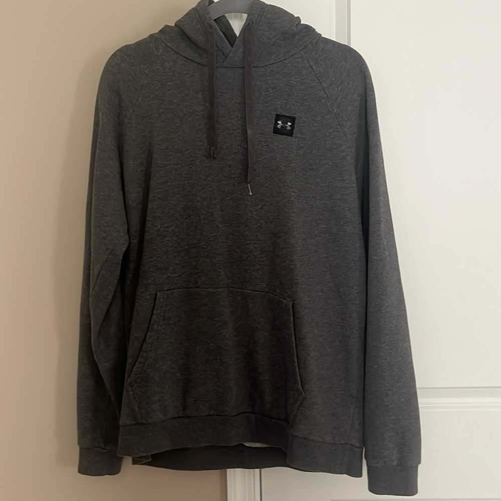 Under Armour Men’s XL Grey Hooded Long Sleeve Pullover